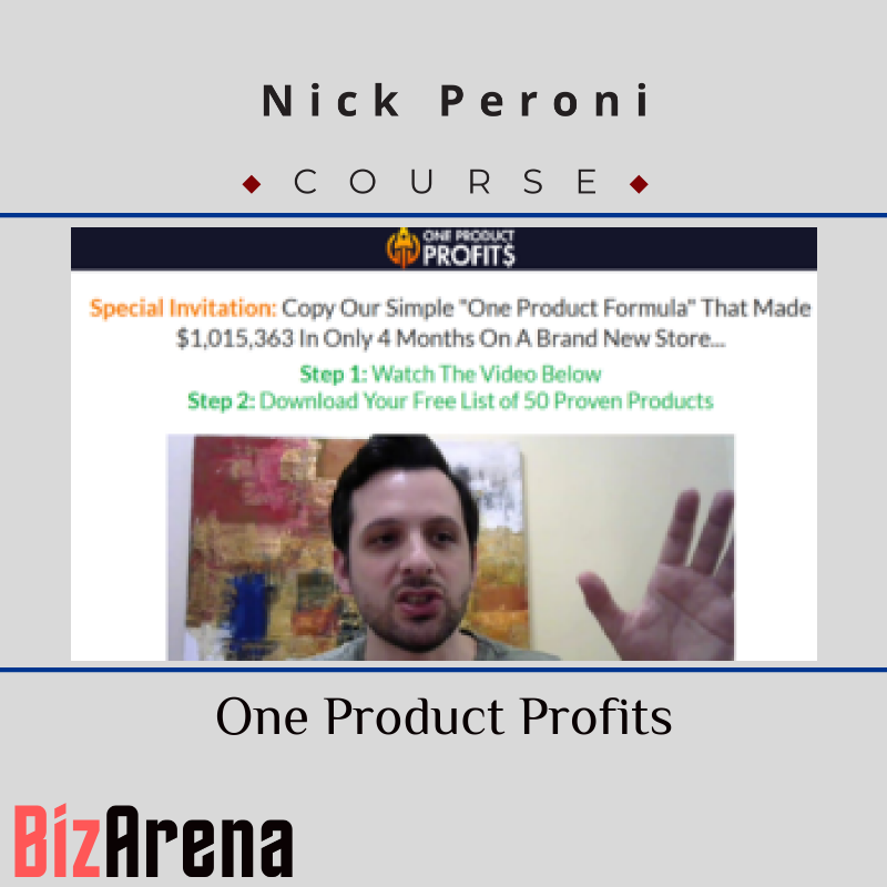 an image of Nick Peroni - One Product Profits 