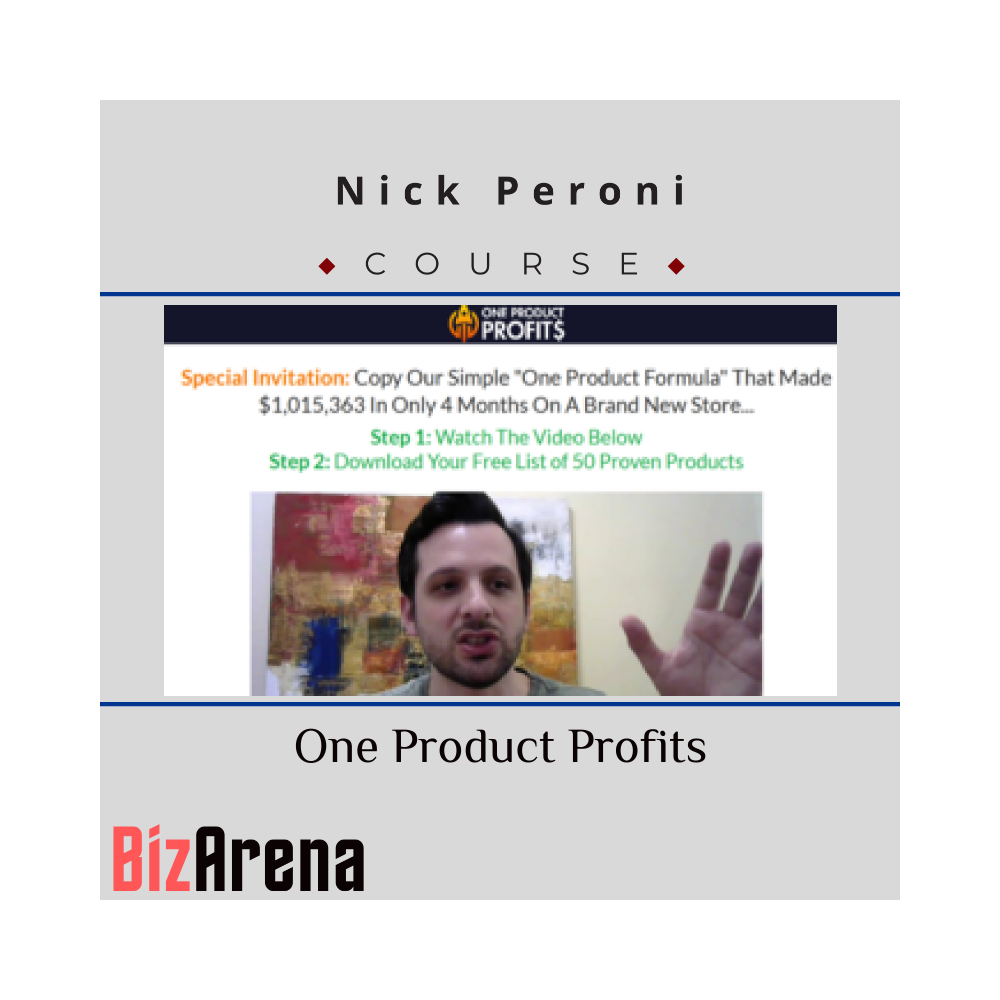 Nick Peroni - One Product Profits