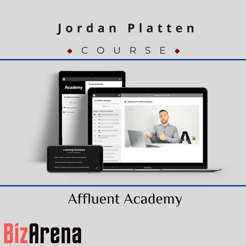 an image of Jordan Platten - Affluent Academy 