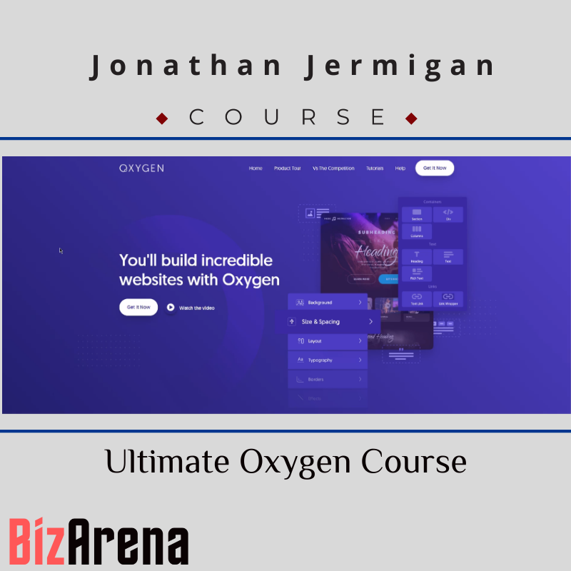 an image of Jonathan Jermigan - Ultimate Oxygen Course 