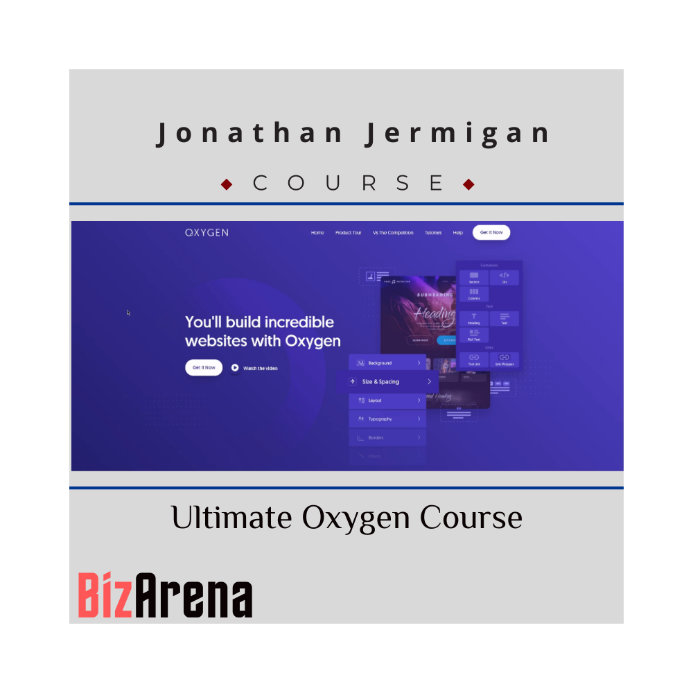 Jonathan Jermigan - Ultimate Oxygen Course