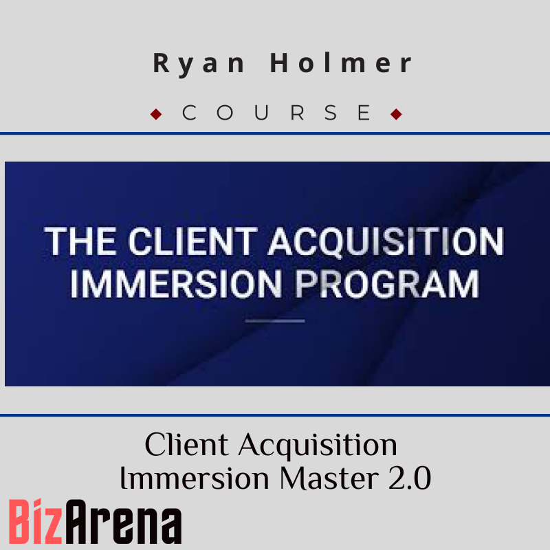 an image of Ryan Holmer - Client Acquisition Immersion Master 2.0 