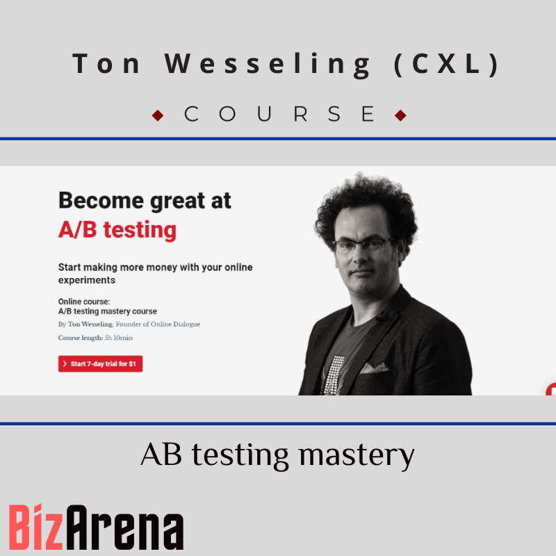 Ton Wesseling - CXL - AB testing mastery