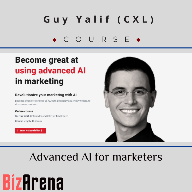 an image of Guy Yalif - CXL - Advanced Al for marketers 