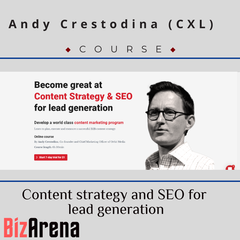 an image of Andy Crestodina - CXL - Content strategy and SEO for lead generation 