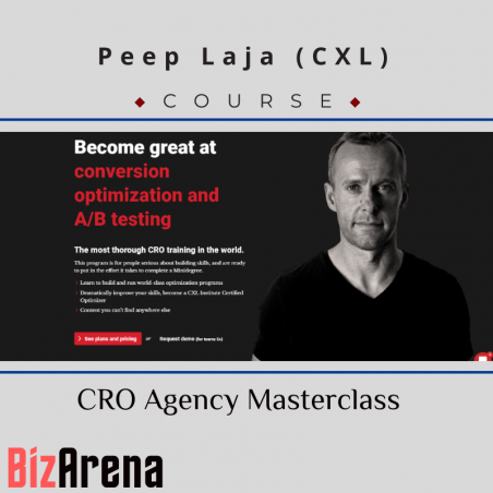 an image of Peep Laja - CXL - CRO agency masterclass 
