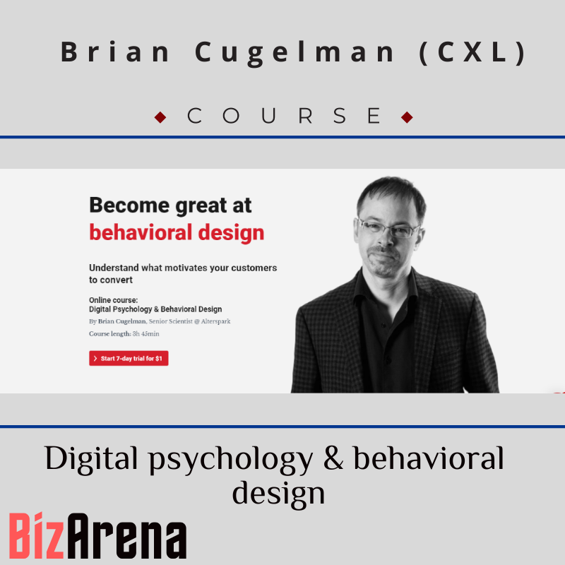 Brian Cugelman - CXL - Digital psychology &behavioral design