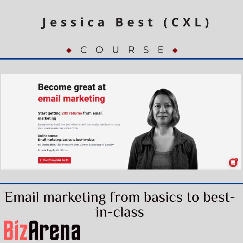 an image of Jessica Best (CXL) - Email marketing from basics to best-in-class 