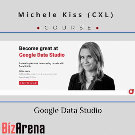 an image of Michele Kiss (CXL) - Google Data Studio 