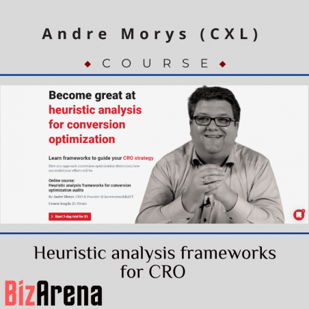 an image of Andre Morys (CXL) - Heuristic analysis frameworks for CRO 