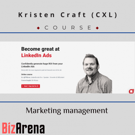 an image of Kristen Craft (CXL) - Marketing management 