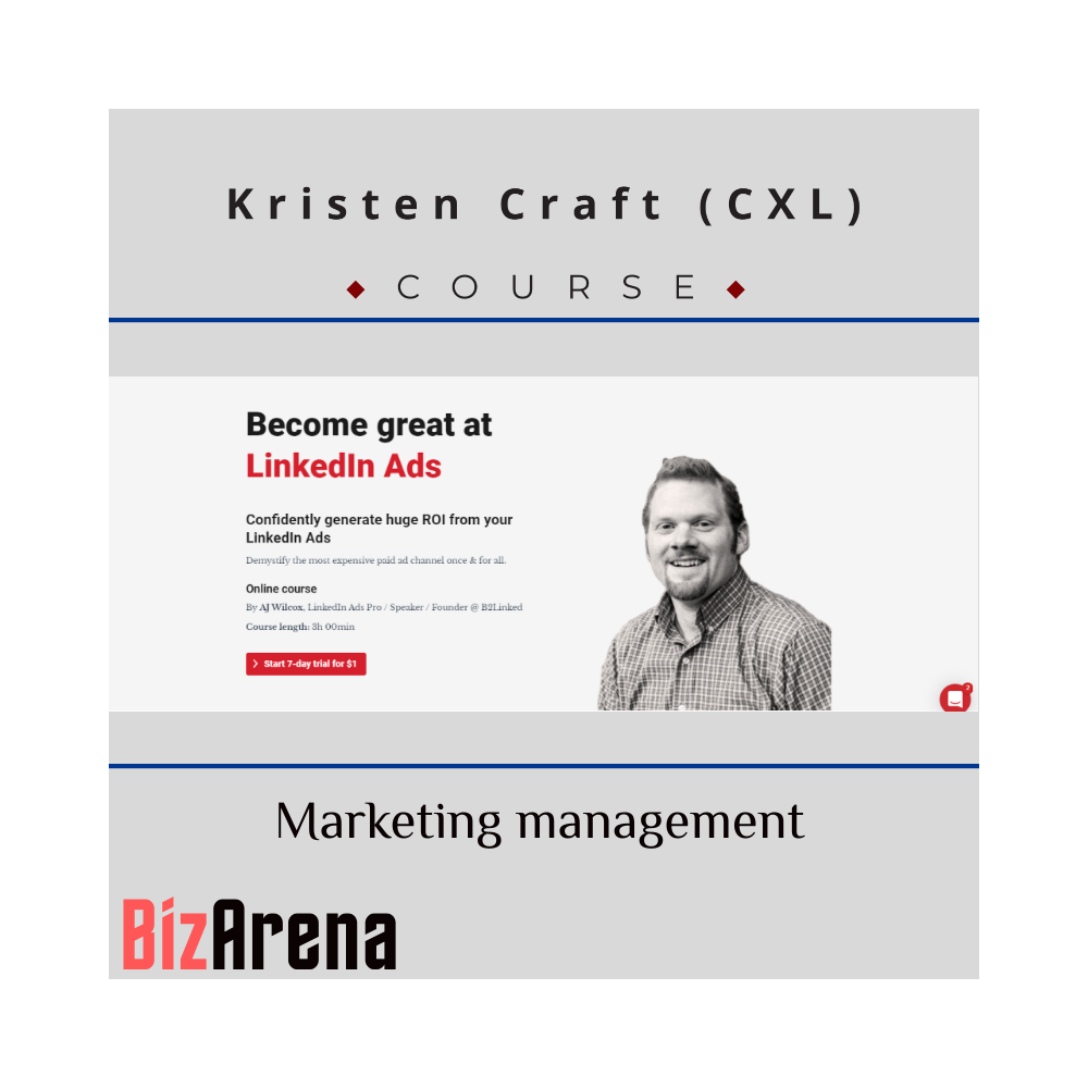 Kristen Craft (CXL) - Marketing management