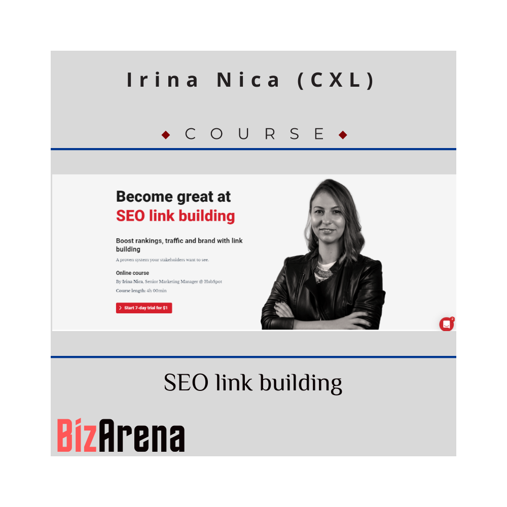 Irina Nica (CXL) - SEO link building