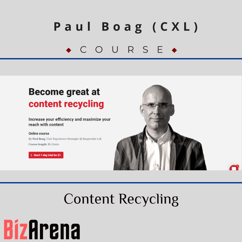 Paul Boag - CXL - Content Recycling