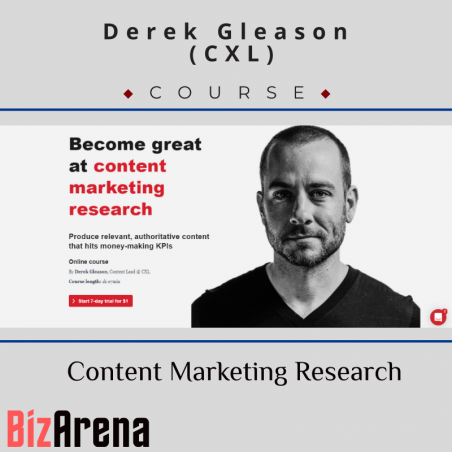 an image of Derek Gleason - CXL - Content Marketing Research 