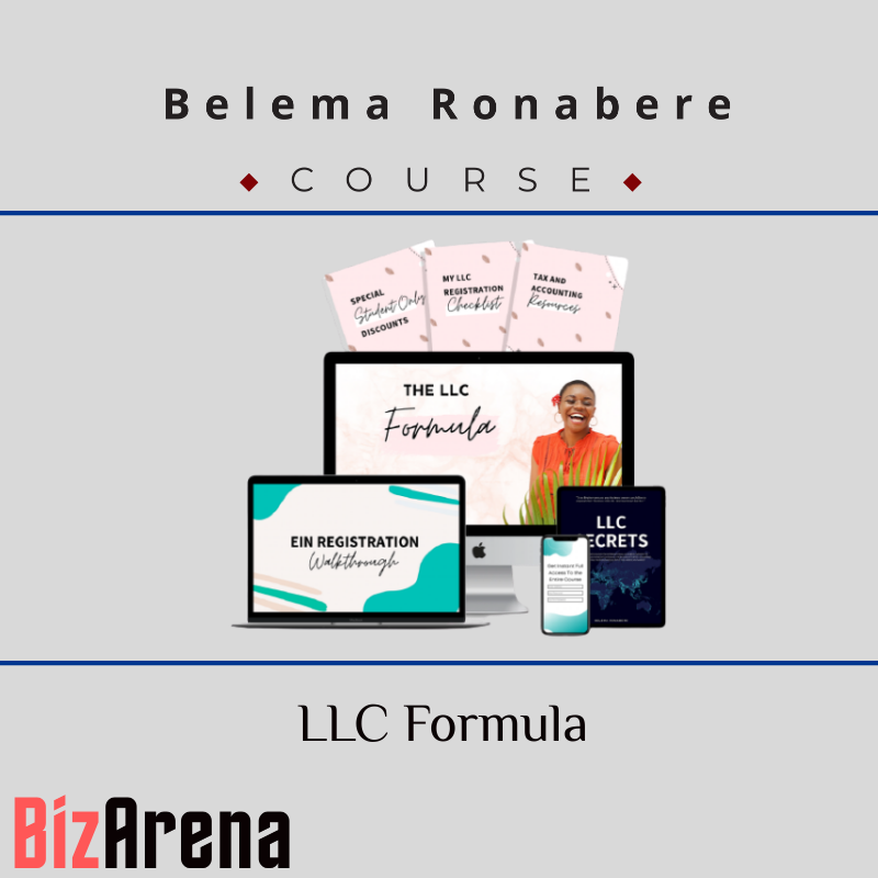 an image of Belema Ronabere - LLC Formula ($1k Code Masterclas formula) 