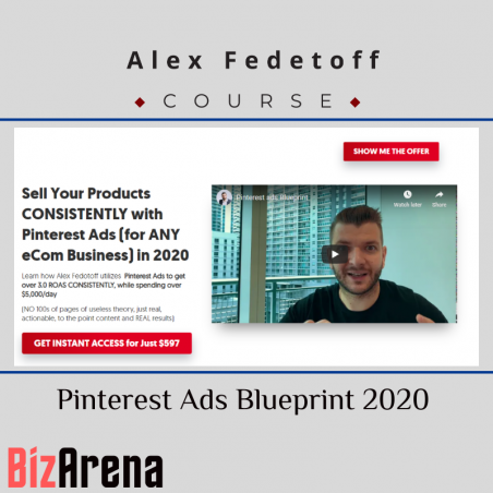 an image of Alex Fedetoff - Pinterest Ads Blueprint 2020 