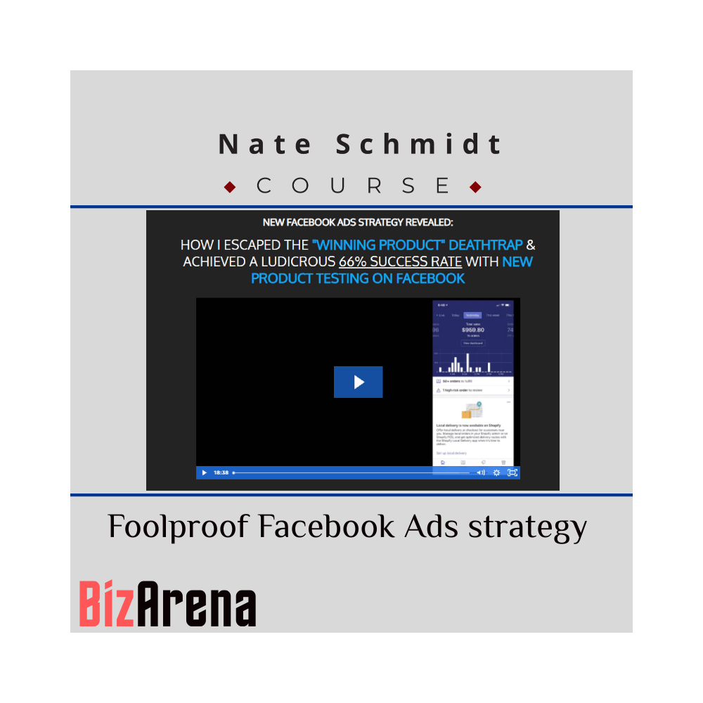 Nate Schmidt ? Foolproof Facebook Ads strategy