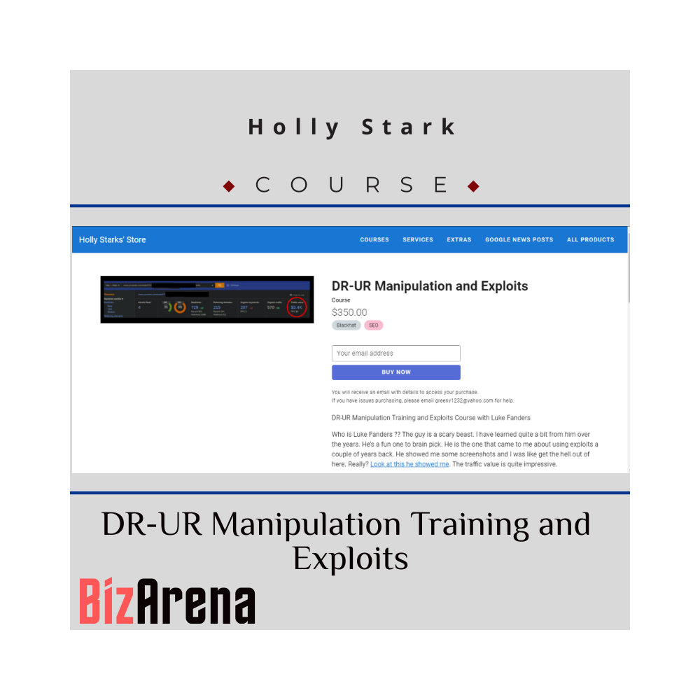 Holly Stark - DR-UR Manipulation Training and Exploits