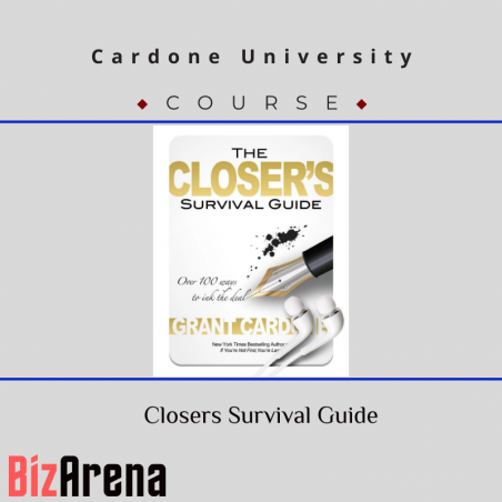 an image of Cardone University ? Closers Survival Guide 