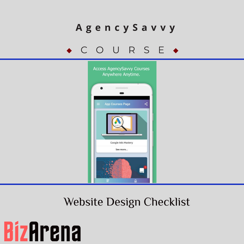 an image of AgencySavvy ? Website Design Checklist 