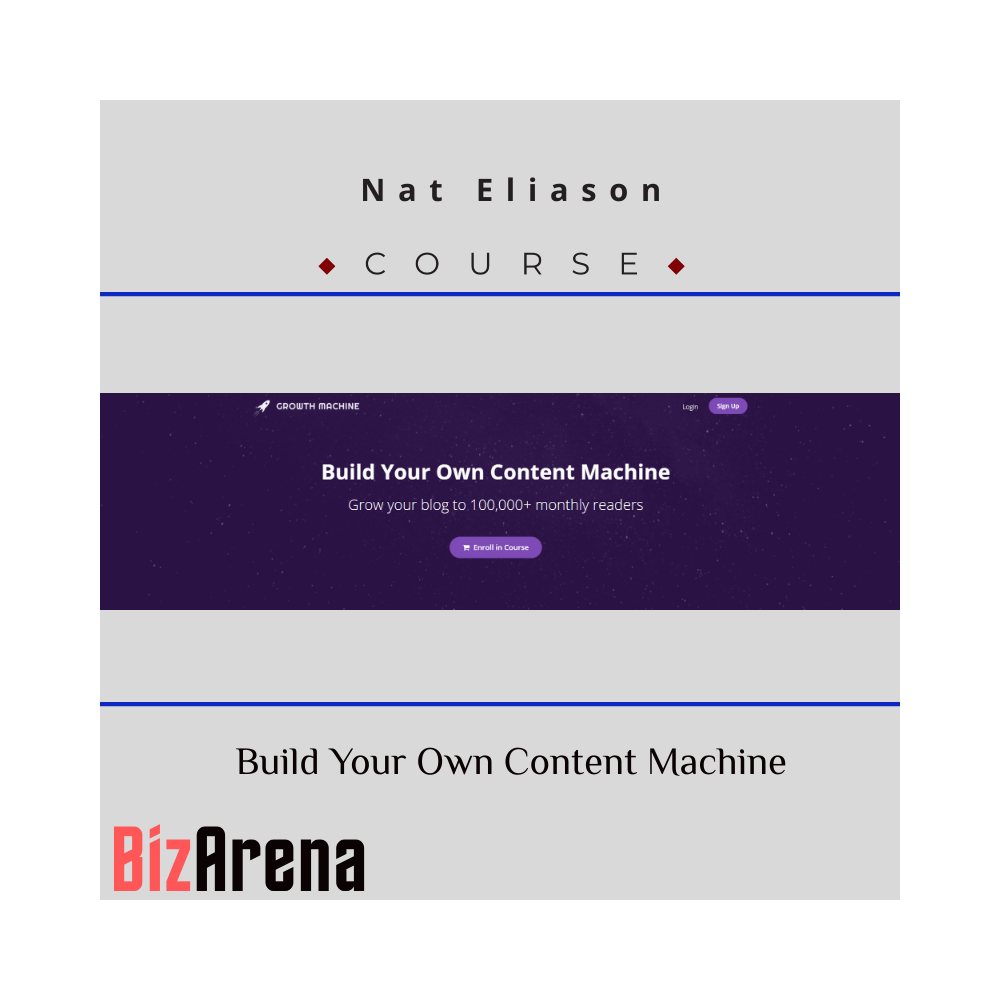 Nat Eliason - Build Your Own Content Machine