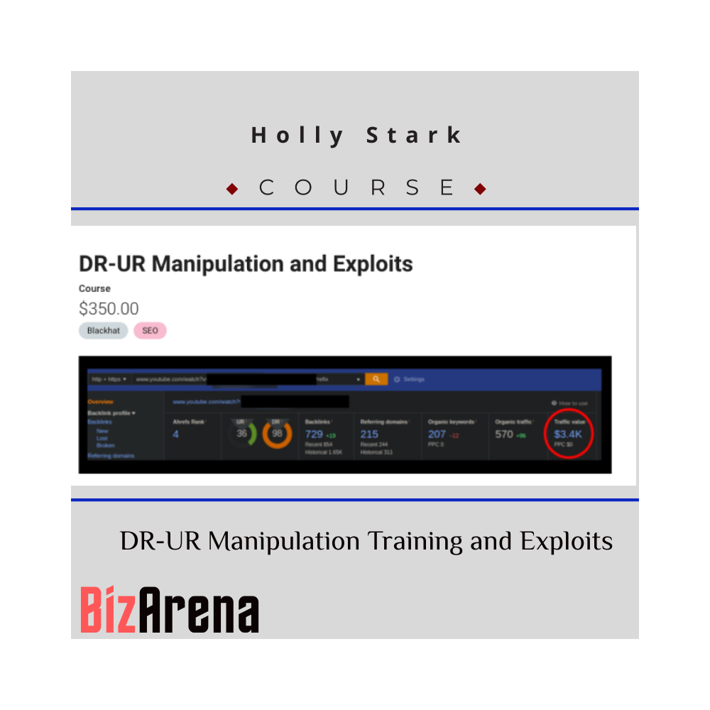 Holly Stark ? DR-UR Manipulation Training and Exploits
