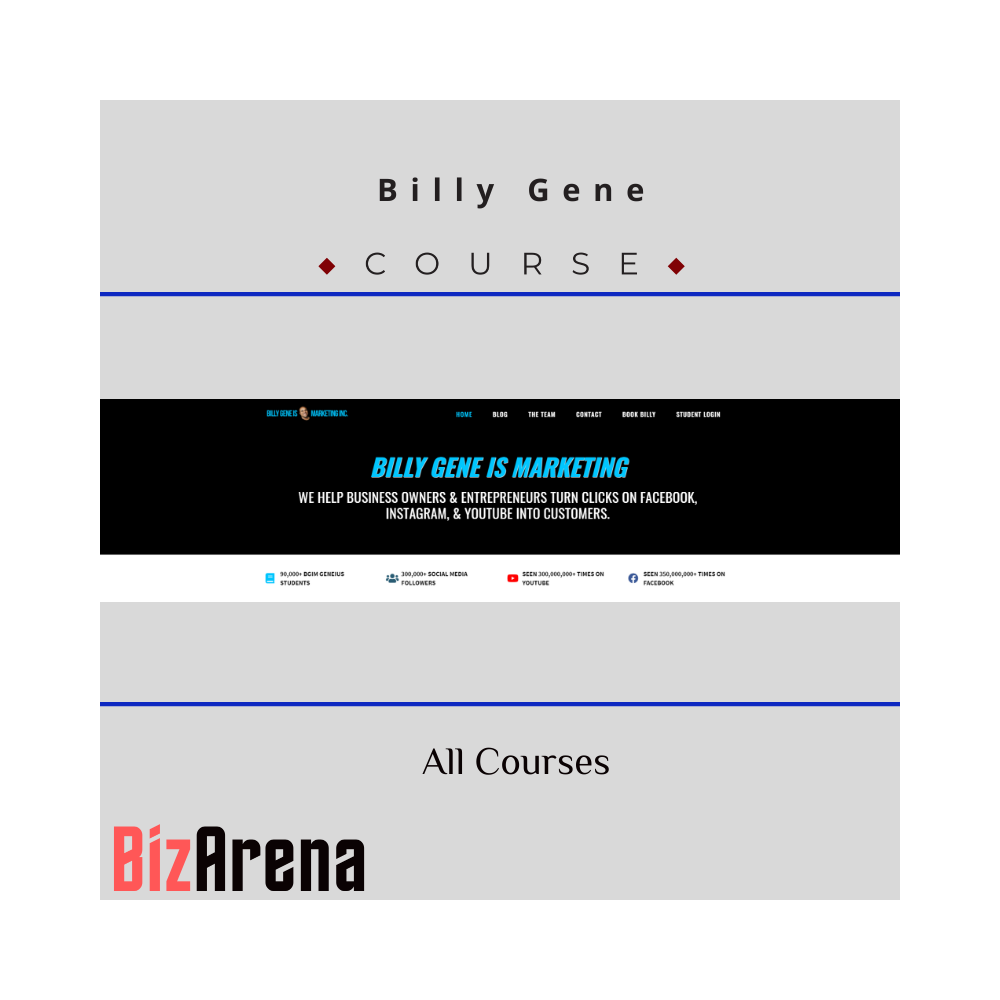 Billy Gene - All Courses