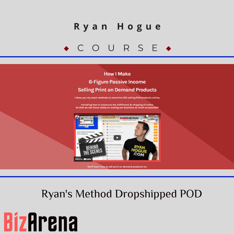 an image of Ryan Hogue - Ryan's Method Dropshipped POD 