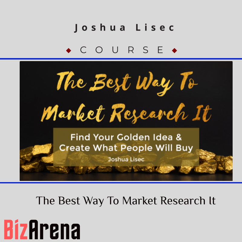 an image of Joshua Lisec ? The Best Way To Market Research It 