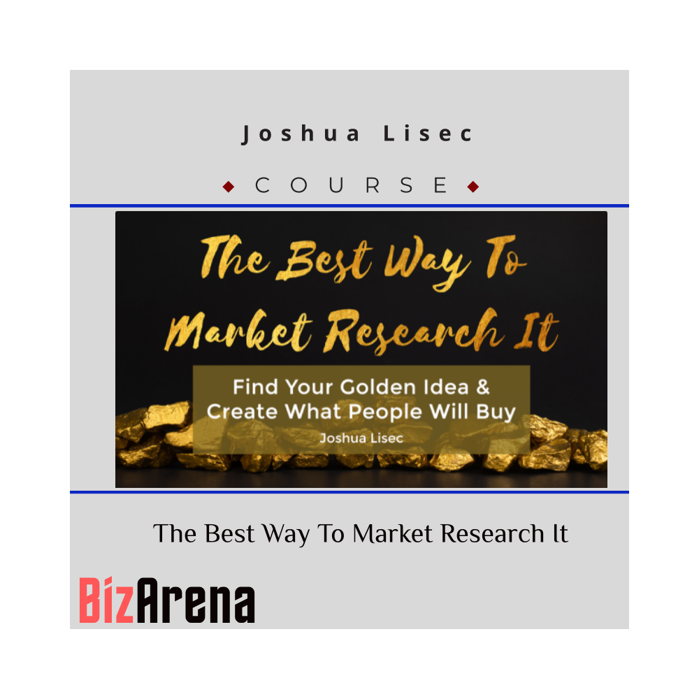 Joshua Lisec ? The Best Way To Market Research It