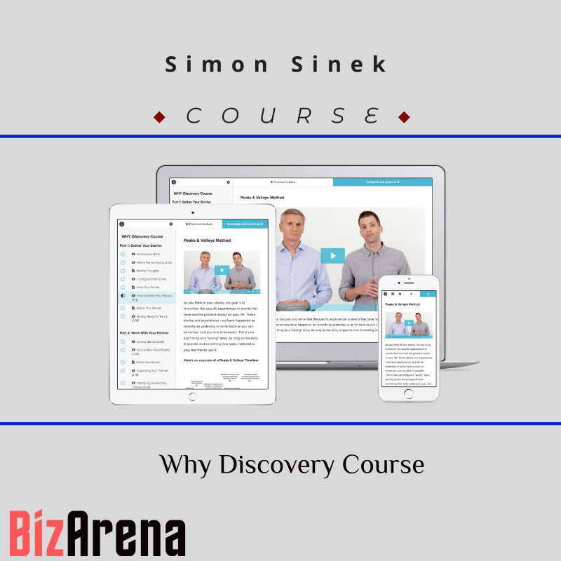 an image of Simon Sinek - Why Discovery Course 