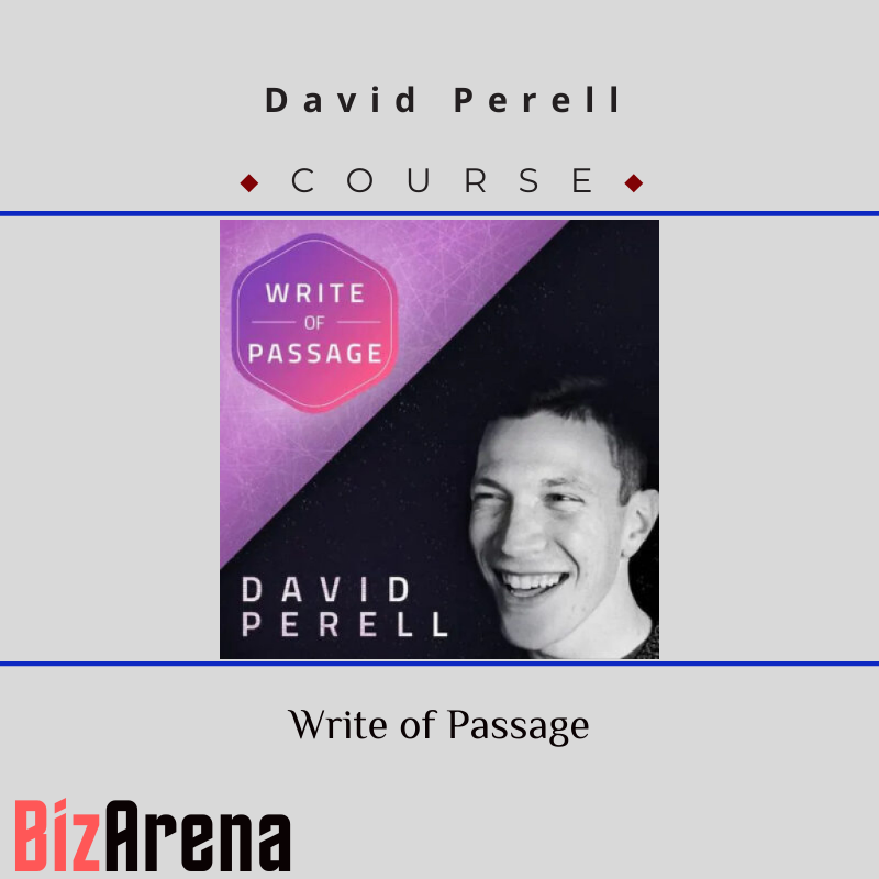 an image of David Perell - Write of Passage 