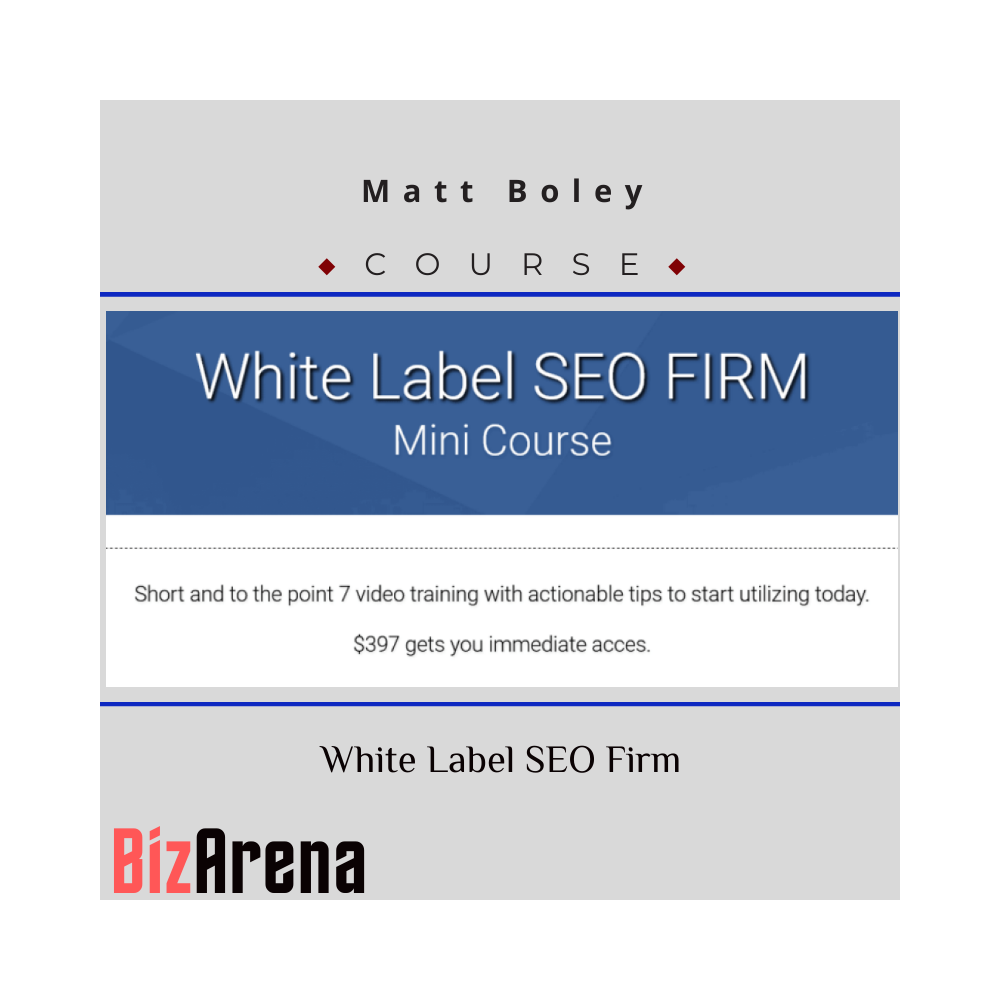 Matt Boley ? White Label SEO Firm