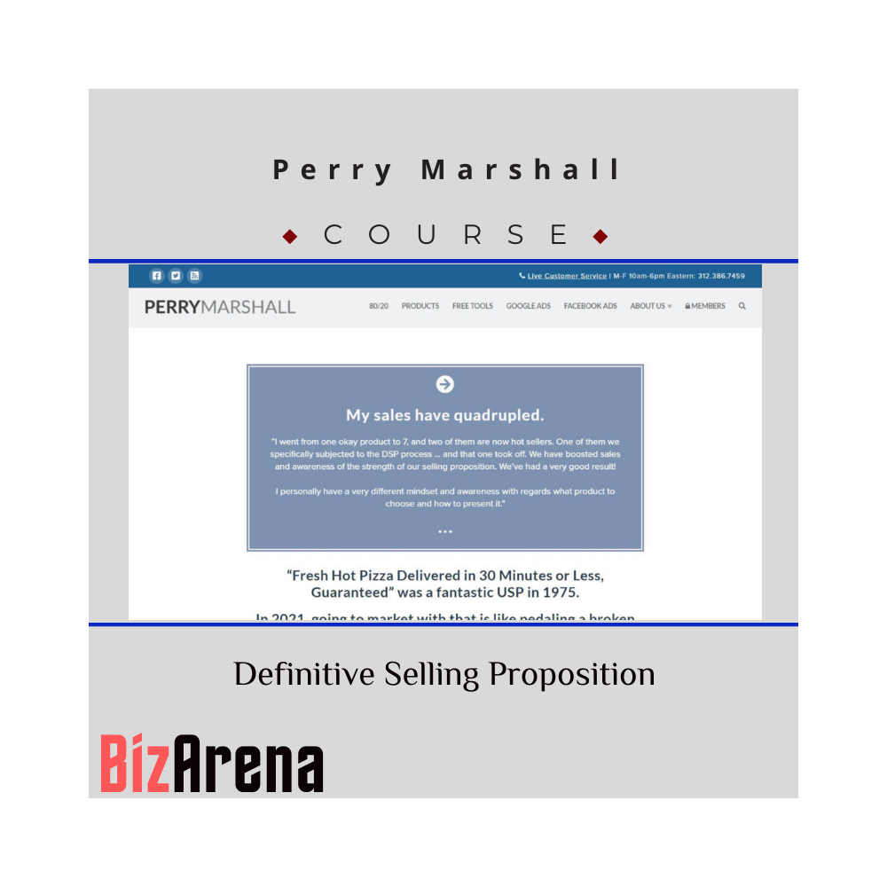 Perry Marshall ? Definitive Selling Proposition