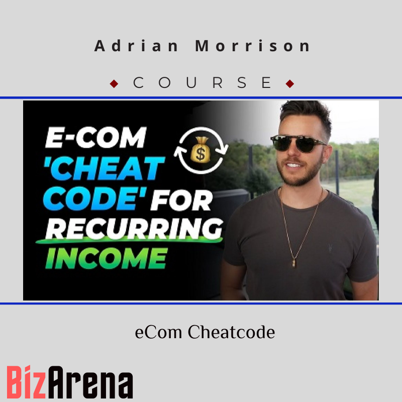an image of Adrian Morrison ? eCom Cheatcode 