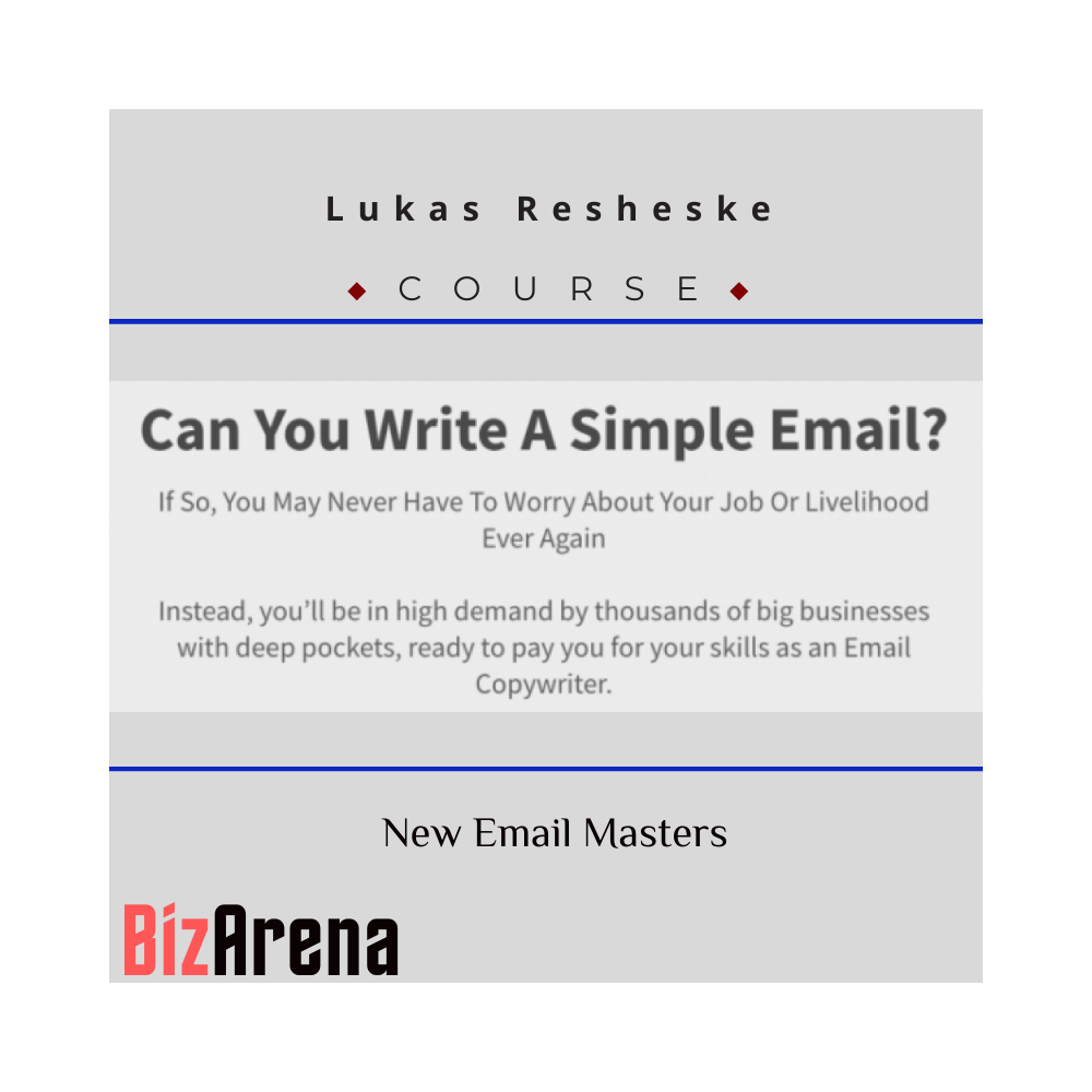 Lukas Resheske ? New Email Masters
