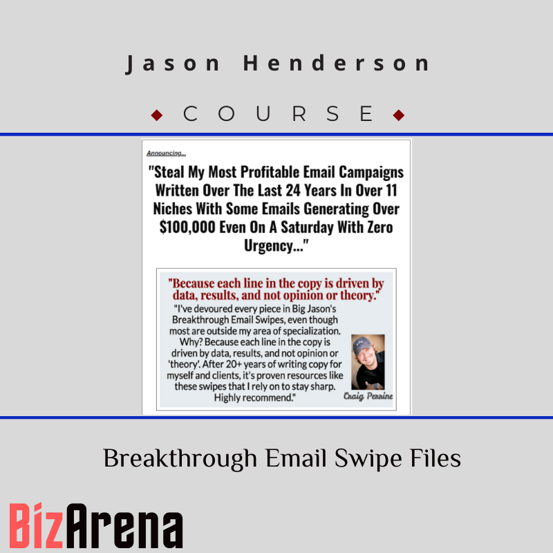 an image of Jason Henderson ? Breakthrough Email Swipe Files 