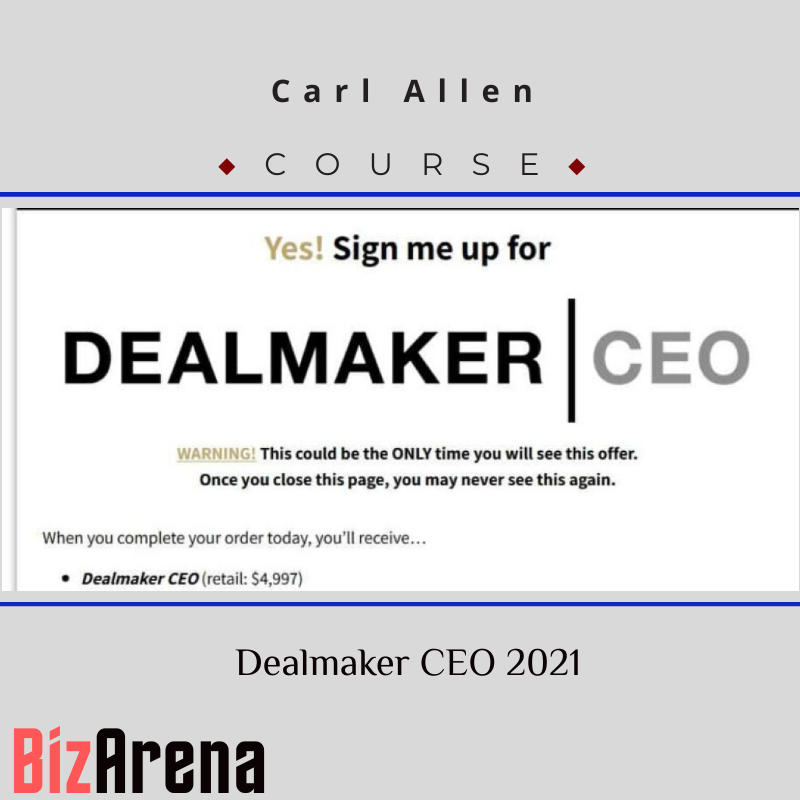 an image of Carl Allen ? Dealmaker CEO 2021 