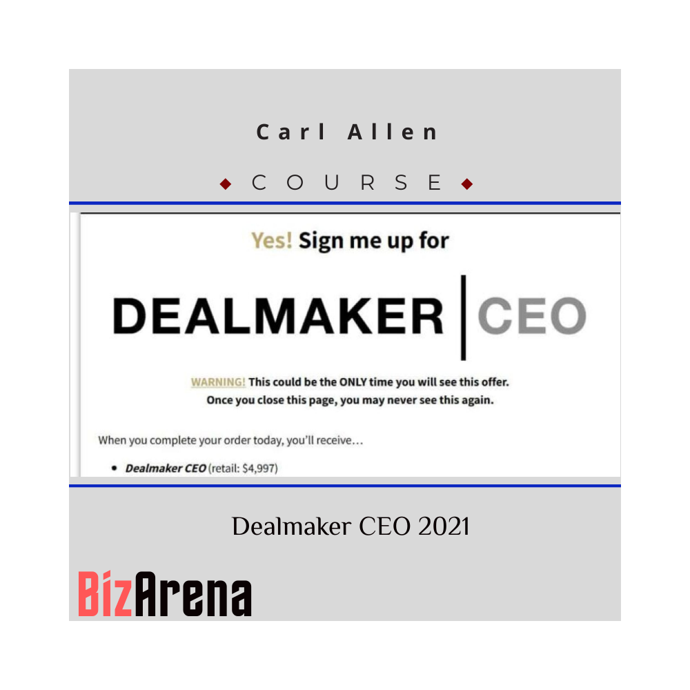 Carl Allen ? Dealmaker CEO 2021