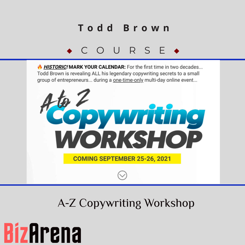 an image of Todd Brown ? A-Z Copywriting Workshop 