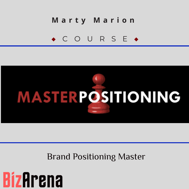 an image of Marty Marion ? Brand Positioning Master 