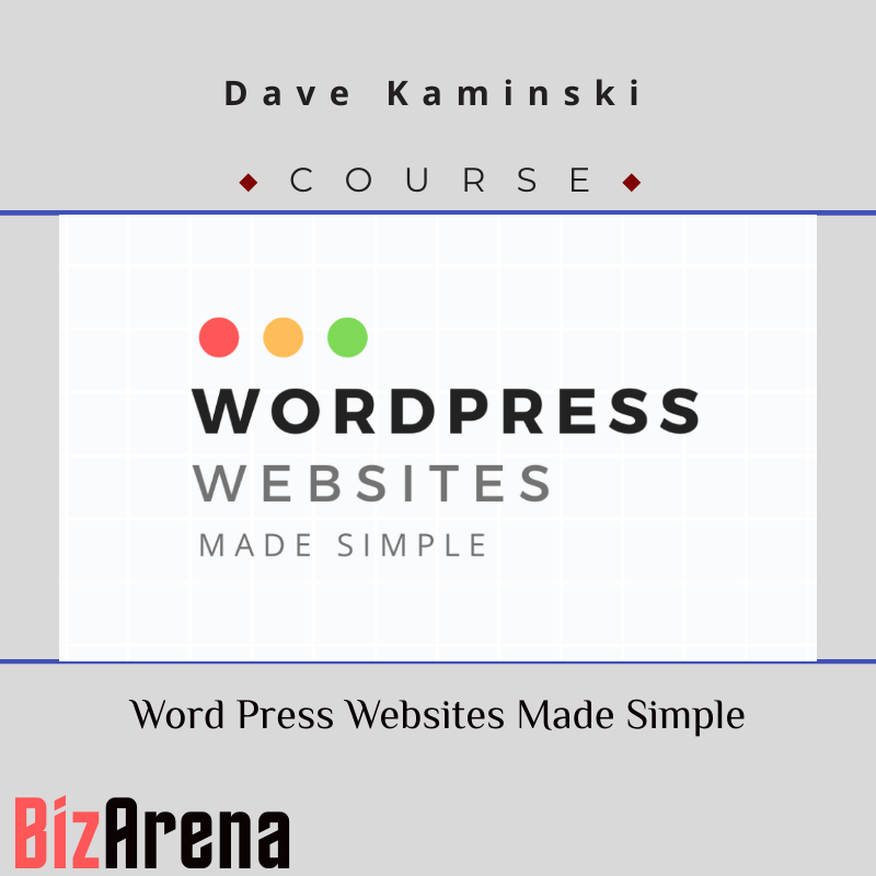 an image of Dave Kaminski ? Word Press Websites Made Simple 