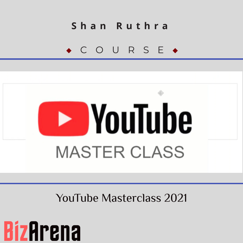 an image of Shan Ruthra ? YouTube Masterclass 2021 