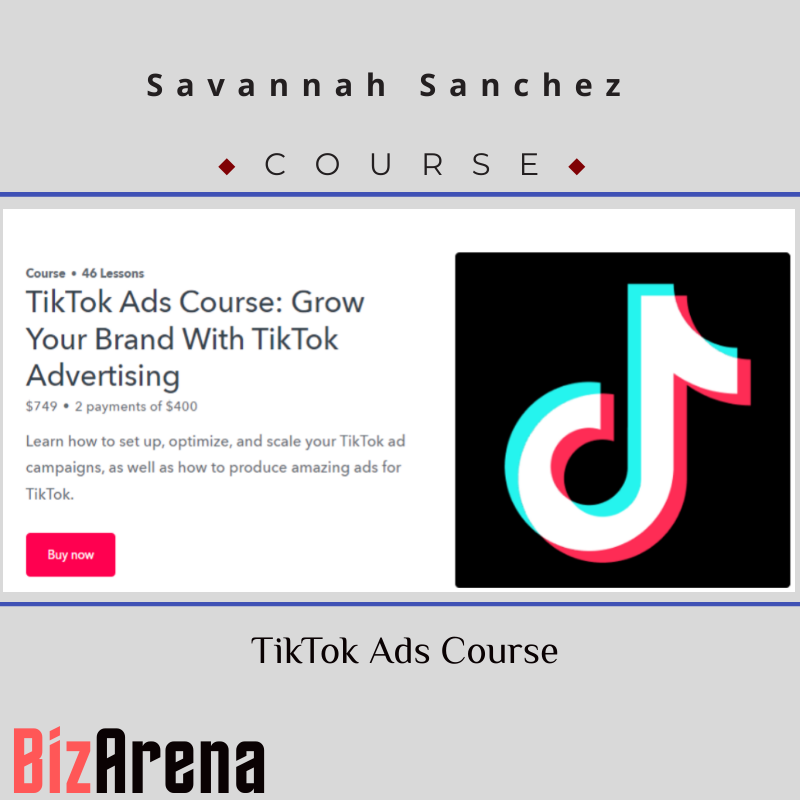 an image of Savannah Sanchez - TikTok Ads Course 