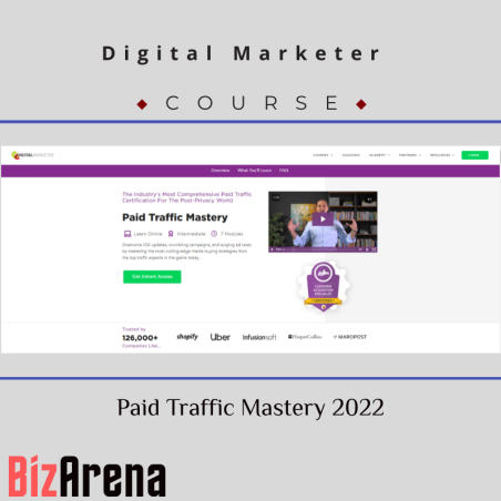 an image of Digital Marketer - Paid Traffic Mastery 2022 