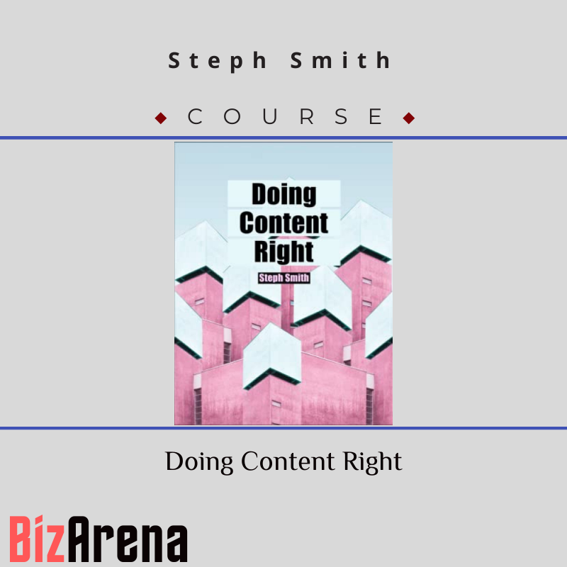 an image of Steph Smith - Doing Content Right 