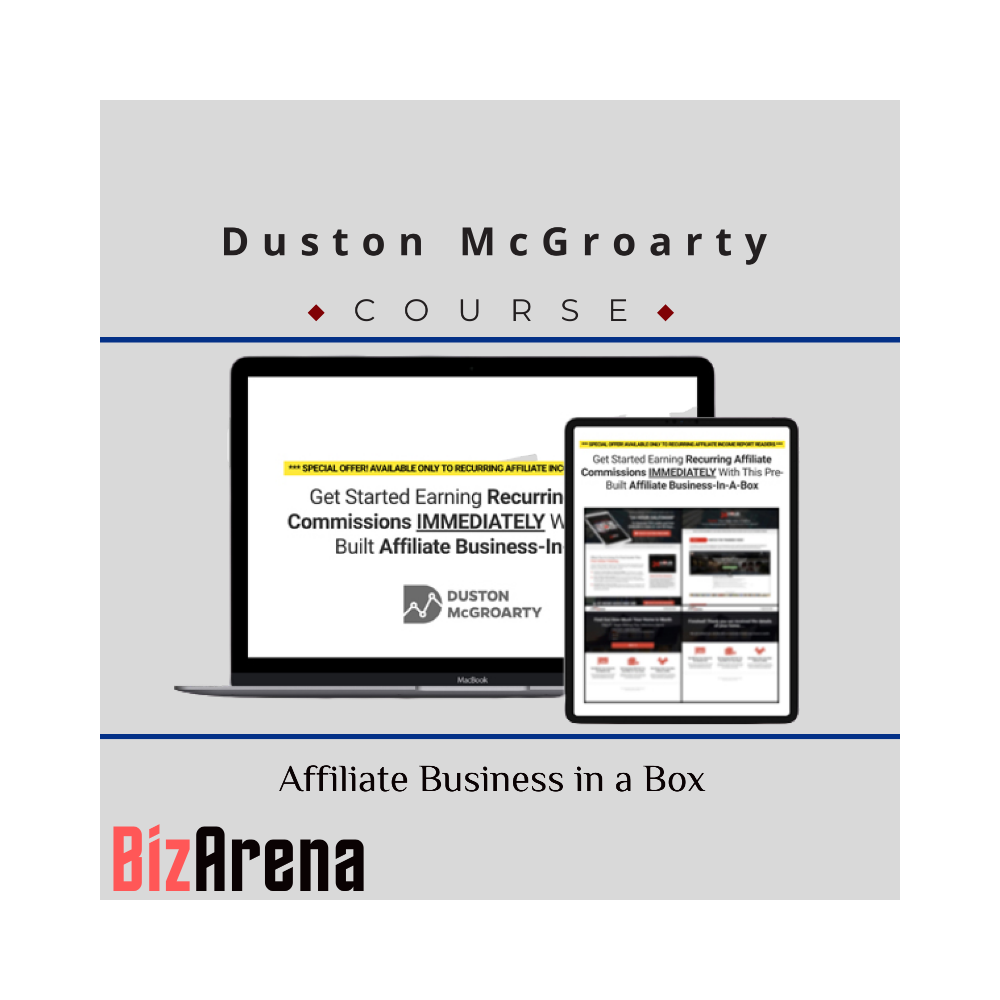 Duston McGroarty - Affiliate Business in a Box