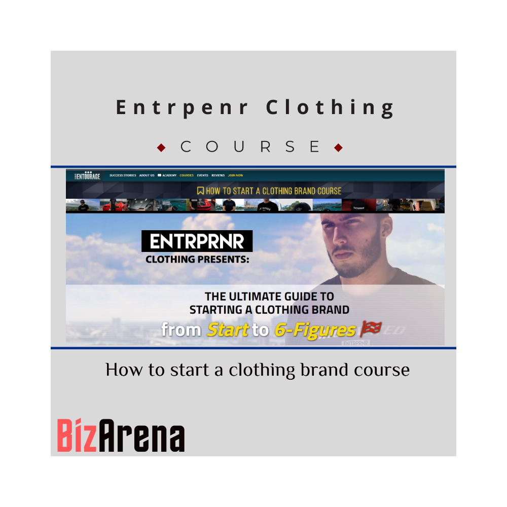 Entrprnr Clothing ? How to start a clothing brand course