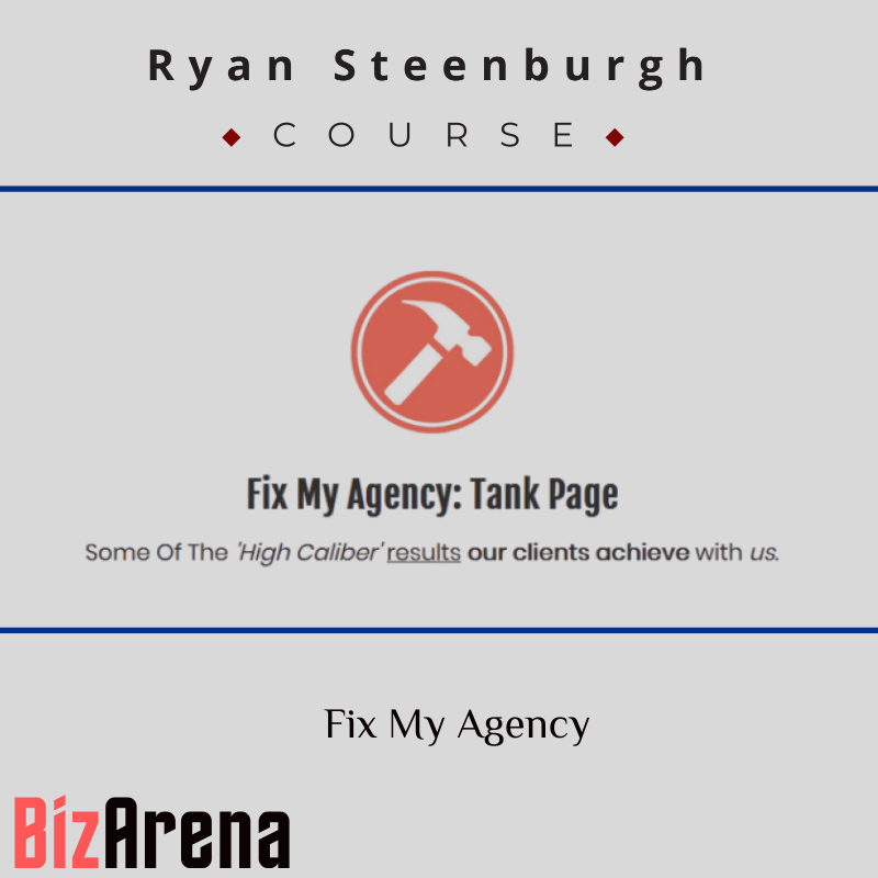 an image of Fix My Agency ? Ryan Steenburgh 